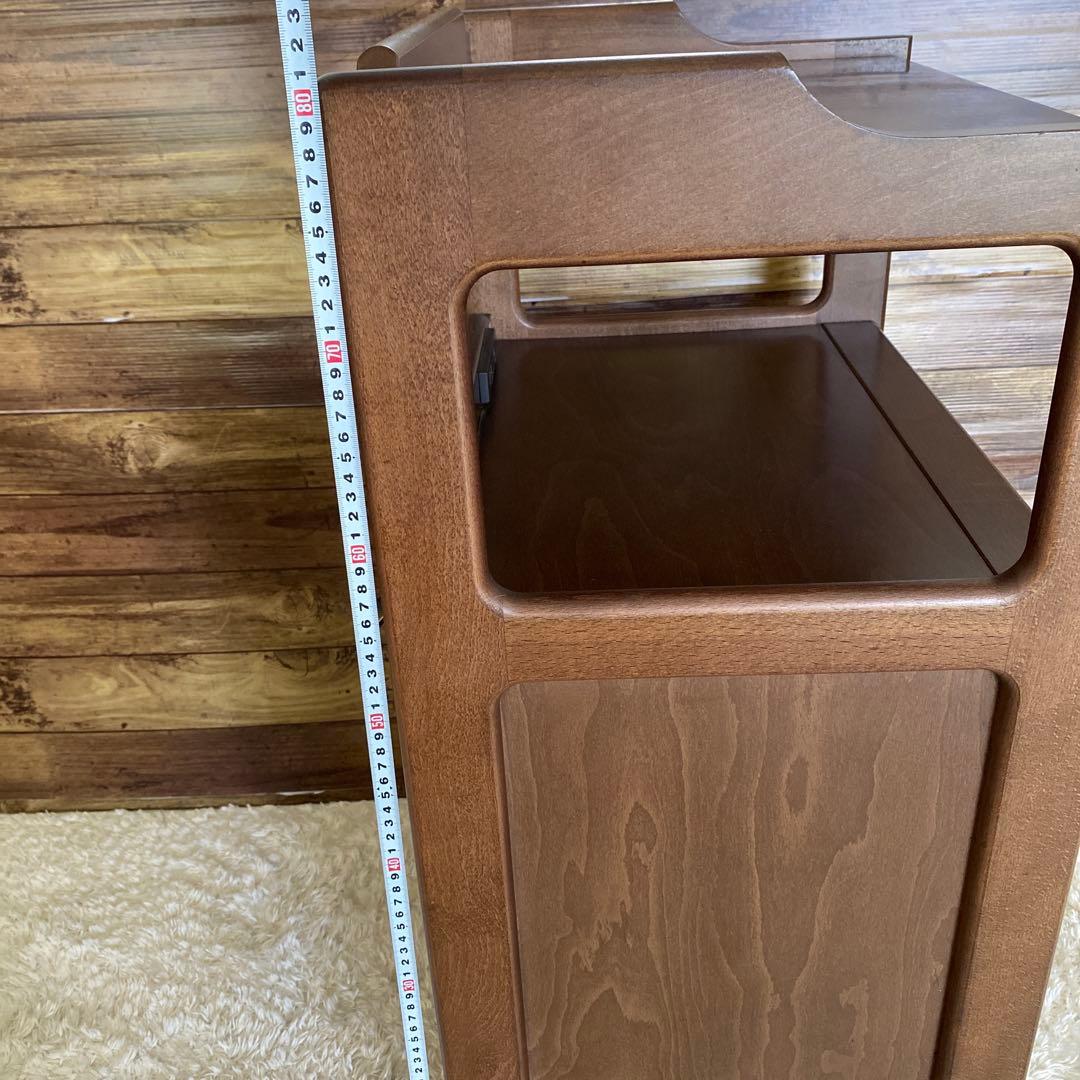 karimoku カリモク　電話台　コンセント付き　オールド