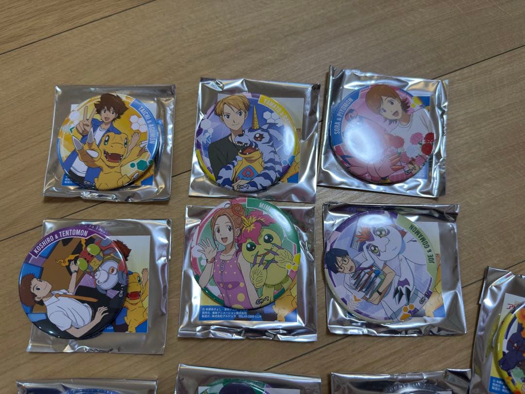 デジモンアドベンチャー LAST EVOLUTION 絆 ドでか缶バッジ コンプ