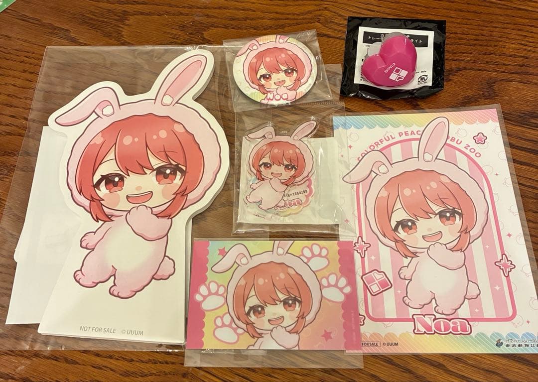 カラフルピーチ 東武動物公園 後期 のあ　6点セット