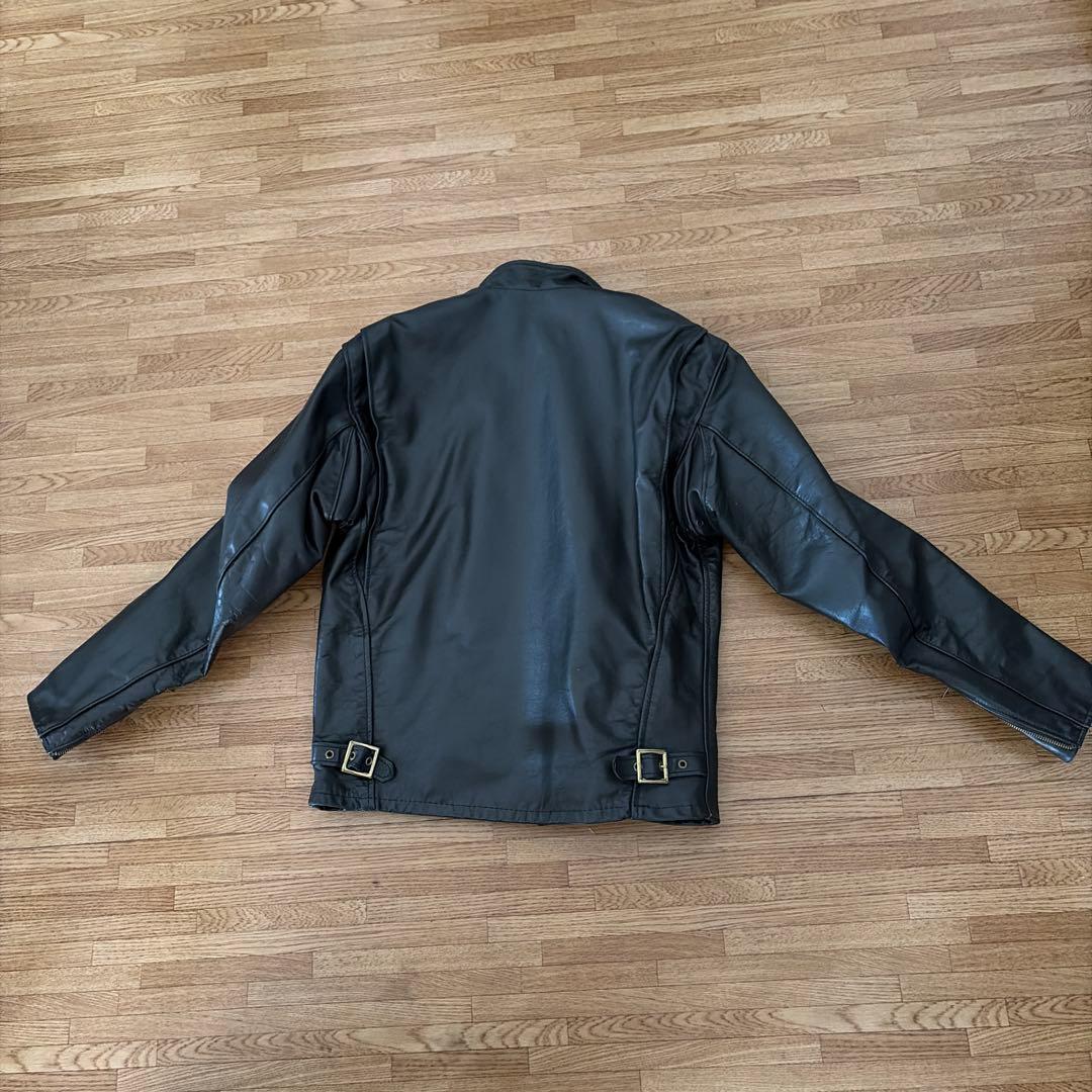 Schott ライナー付き　ライダースジャケット レザー　38 USA製
