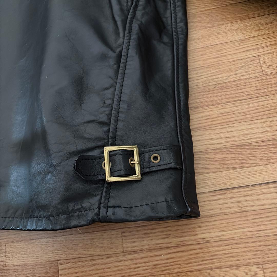 Schott ライナー付き　ライダースジャケット レザー　38 USA製