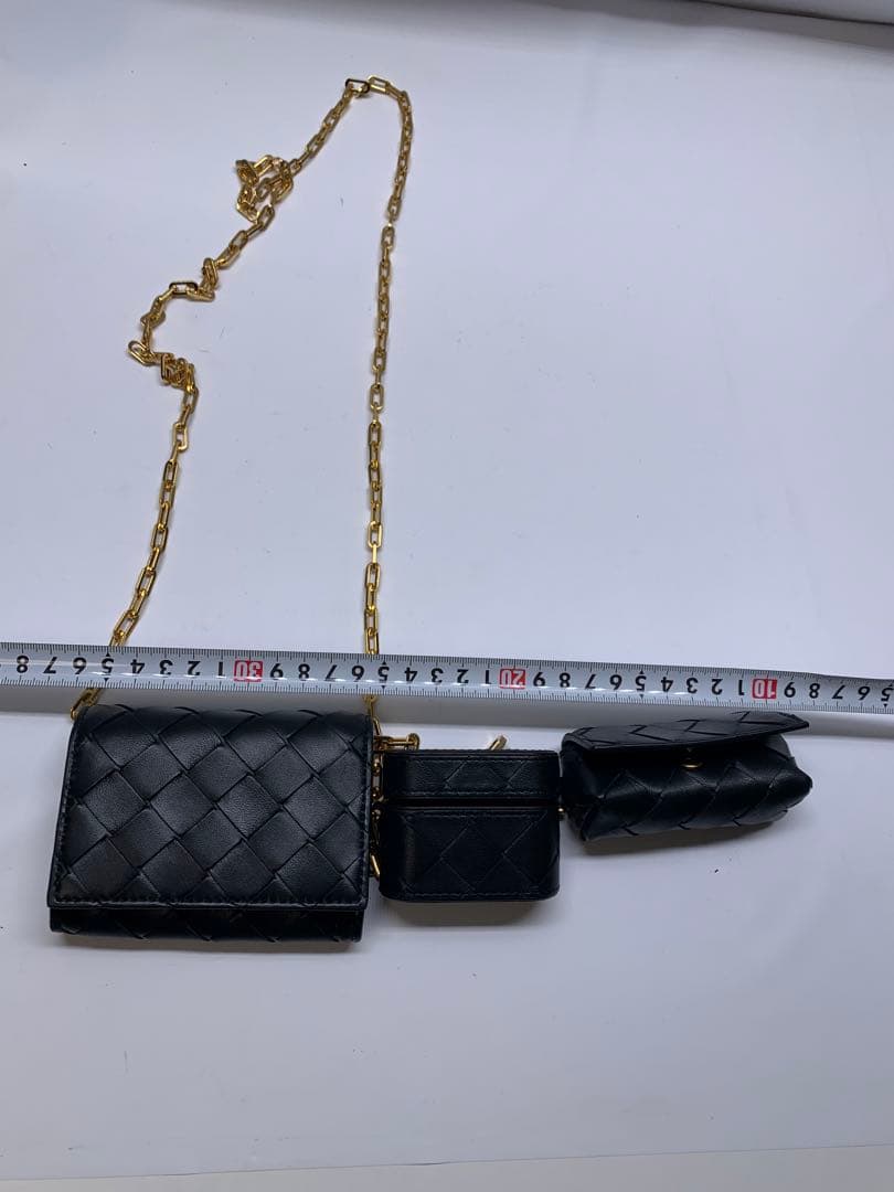 超美品　BOTTEGA VENETA Card Case On Chain