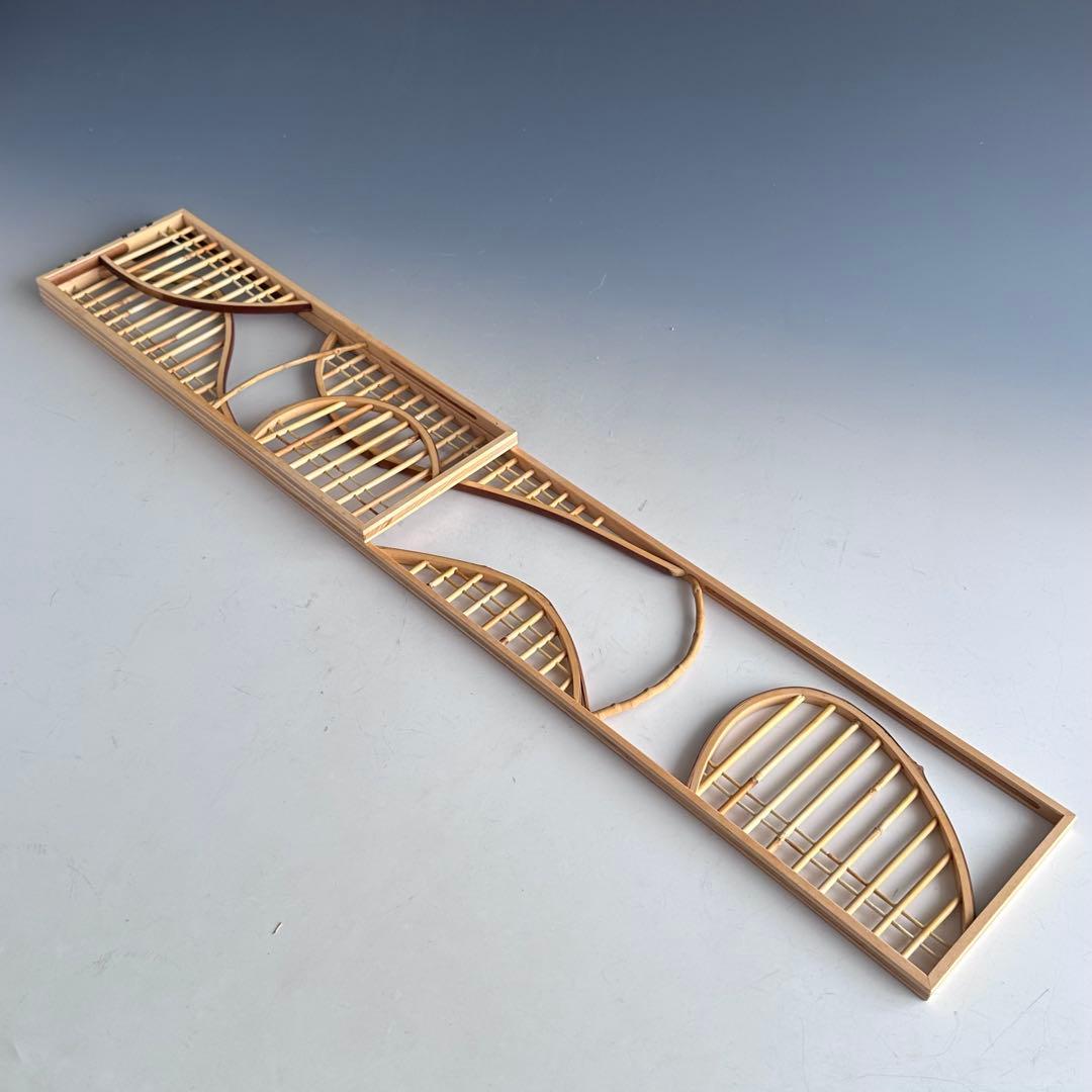 茶道具　煎茶用　結界　竹窓　南部指物師　藪内高達斉　共箱　工芸　煎茶道　茶会