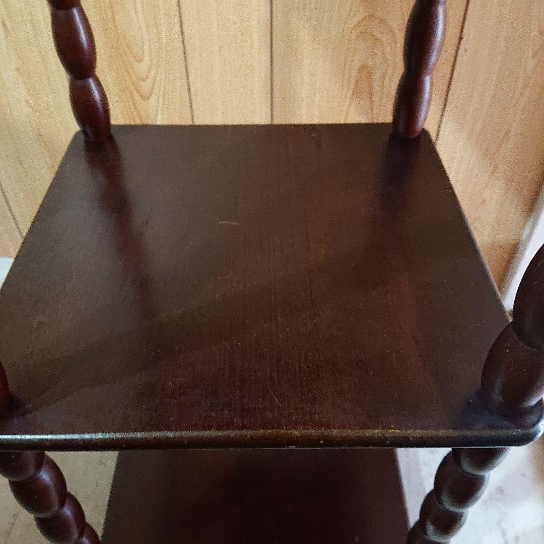 アンティーク木製サイドテーブル花台カフェ古民家