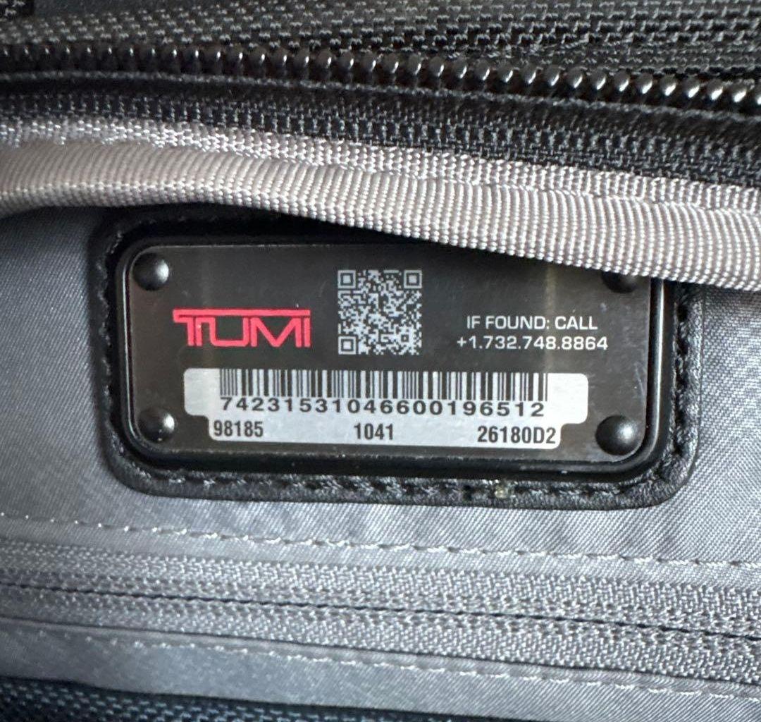 【美品】TUMIビジネスバッグ ALPHA2/3WAY 26180D2