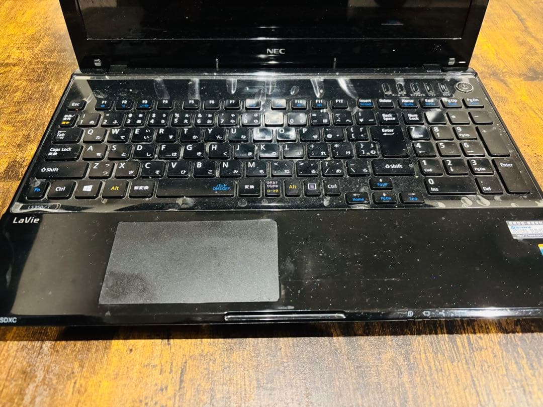 【美品】NEC/LaVie/SLS350/PC-LS350TSB/ブラック