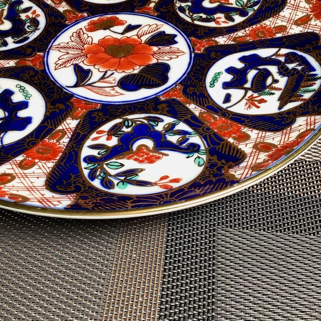 『行事うー特価』　GOLD IMARI (有田焼　弥左衛門) 大皿　1枚