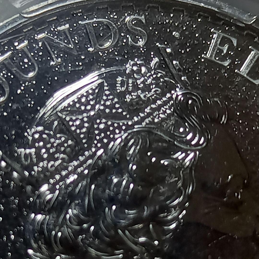 銀貨 2016年 ブリタニア 2ポンド PCGS MS69 最高位