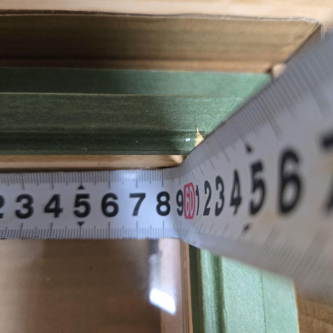 美品　額縁　アンティーク　ゴールド　油彩縁　ガラス