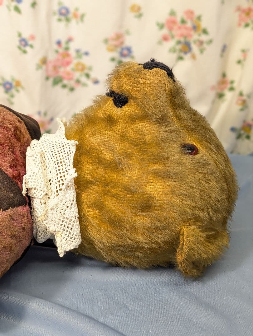 超特大 イギリス アンティーク テディベア アンティークベア　身長72cm