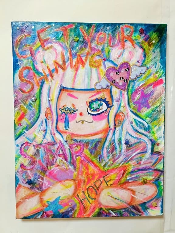 【一点物:イラストアートSALE】★GET YOUR SHINING STAR★