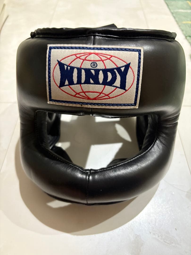 WINDY ボクシングヘッドギア Mサイズ黒