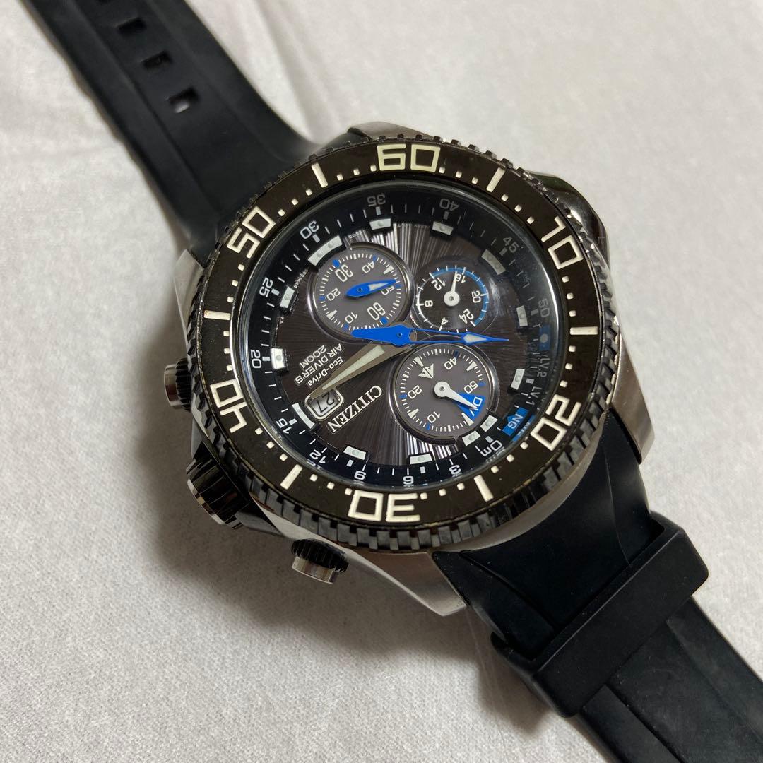CITIZEN AIR DIVER'S エコドライブ B740-S062756