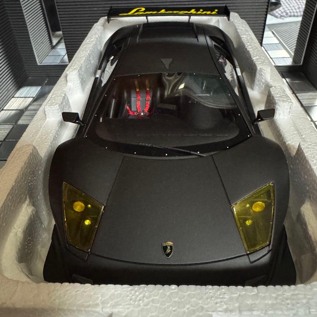 未展示品 京商 1/18 ランボルギーニ ムルシエラゴ R-GT マットブラック