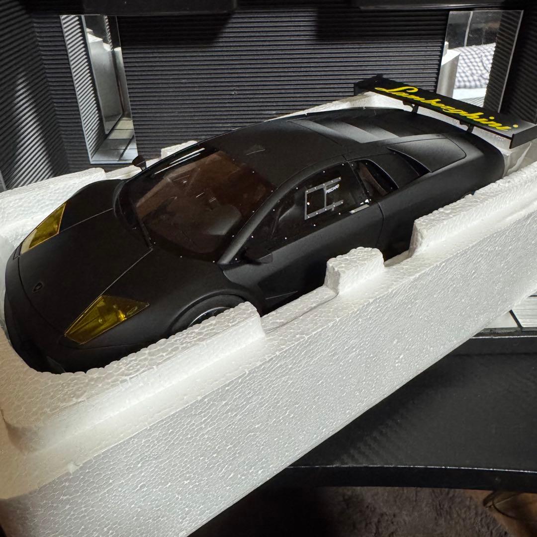 未展示品 京商 1/18 ランボルギーニ ムルシエラゴ R-GT マットブラック
