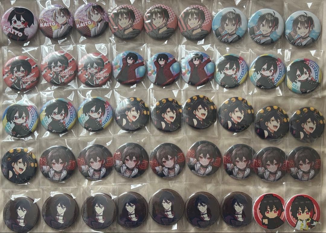 めろんぱーかー　KAITOストーリー　缶バッジ45個