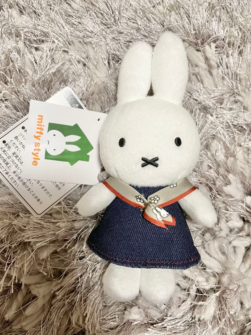 ミッフィー 有楽町 デニムアンドスカーフ マスコットキーチェーン