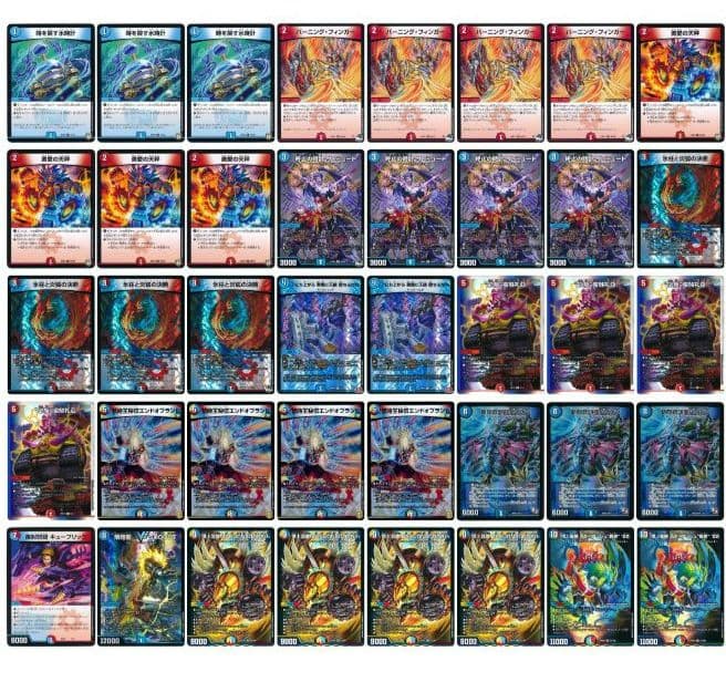 デュエルマスターズ　デッキNo.A19　ラッカバクオンソーデッキ！