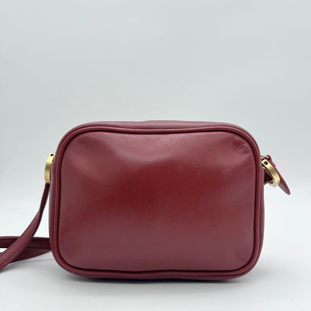 バッグ Courreges Shoulder Bag Leather Red Y2k