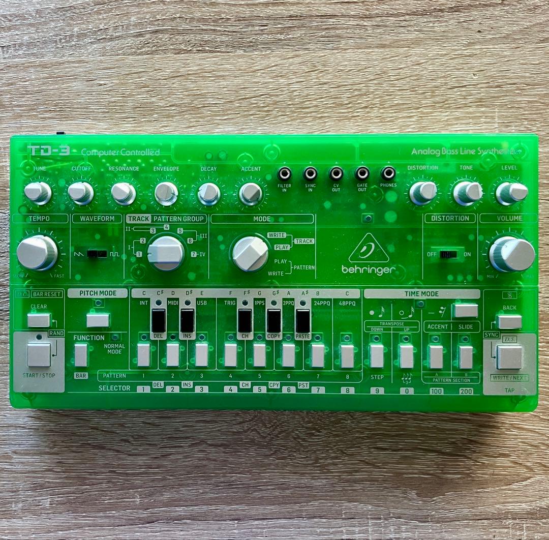 【改造ジャンク】BEHRINGER TD-3 & RD-6 スケルトン2台セット