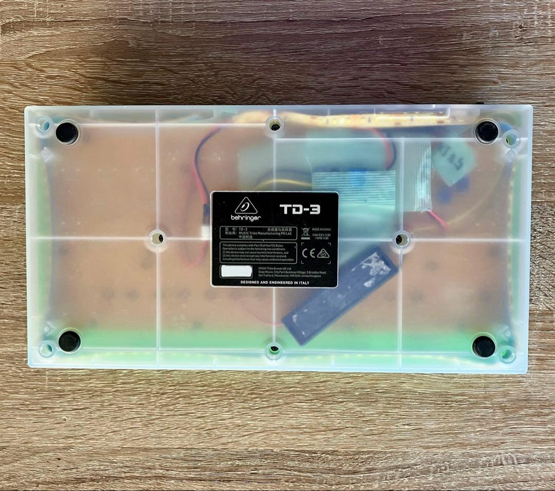 【改造ジャンク】BEHRINGER TD-3 & RD-6 スケルトン2台セット