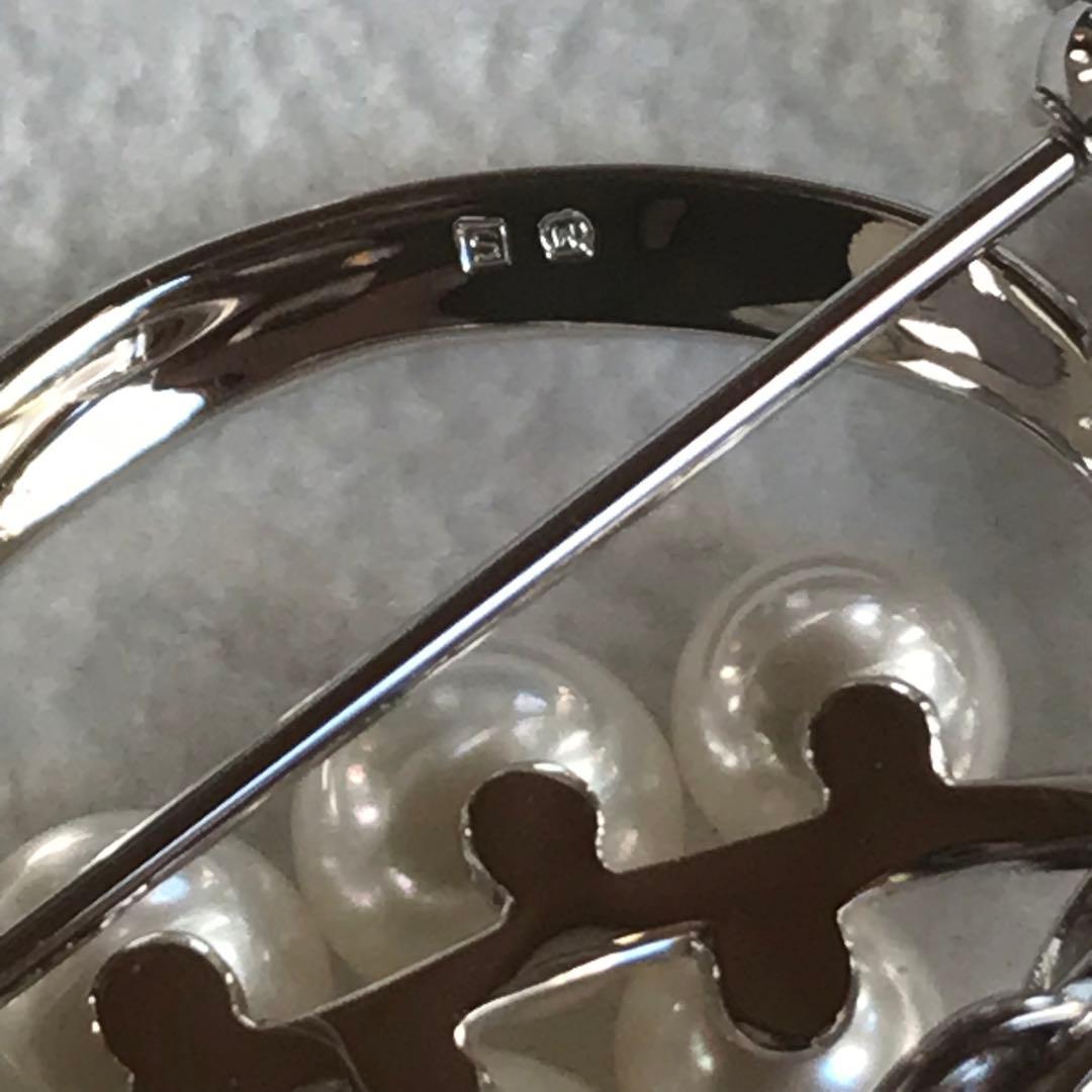 【極美品♡】ミキモト ブローチ　あこや5珠　現行品