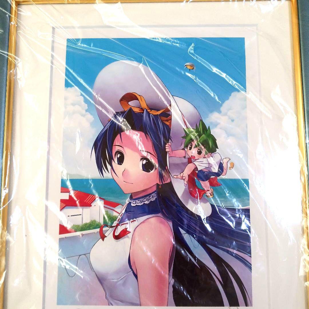 新品・未開封　「護くんに女神の祝福を！」CG複製版画　デジタルイラストサイン入り