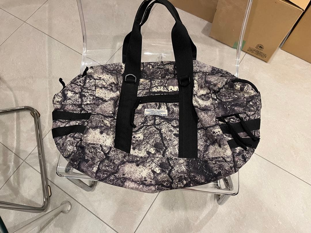 ナイトレイド　ストーンカモ　迷彩柄 ボストンバッグ ナイロン製