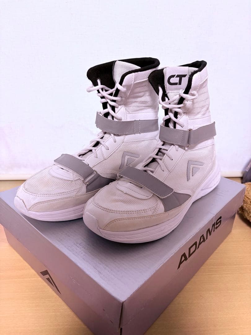 ADAMS ボクシングシューズ ホワイト
