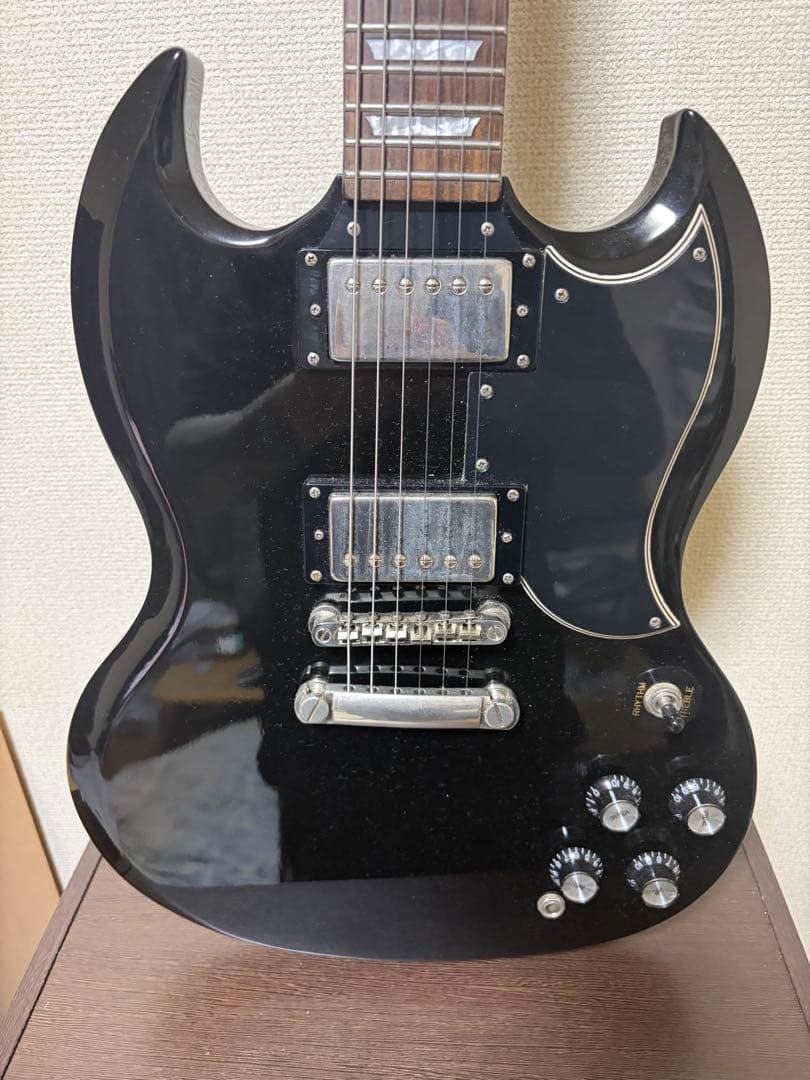 Epiphone SG PRO ブラックエレキギター コイルタップついてます。