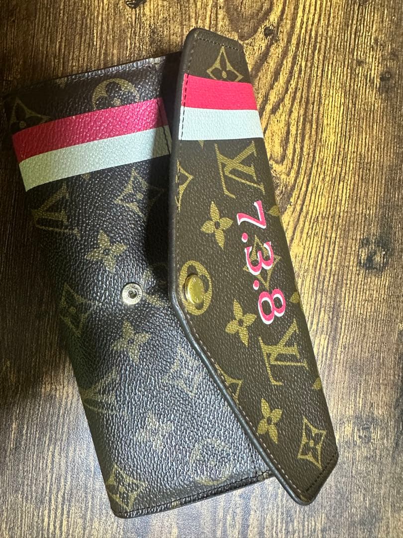 【Louis Vuitton】二つ折り財布 ブラウン/オリジナル財布/袋・箱付き