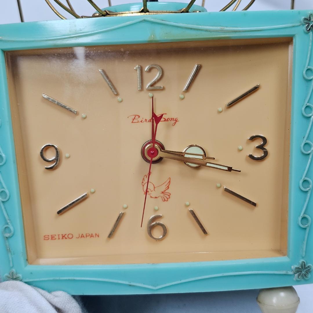 【希少】 セイコー ヴィンテージ ギミック 置き時計 アラーム音確認済み