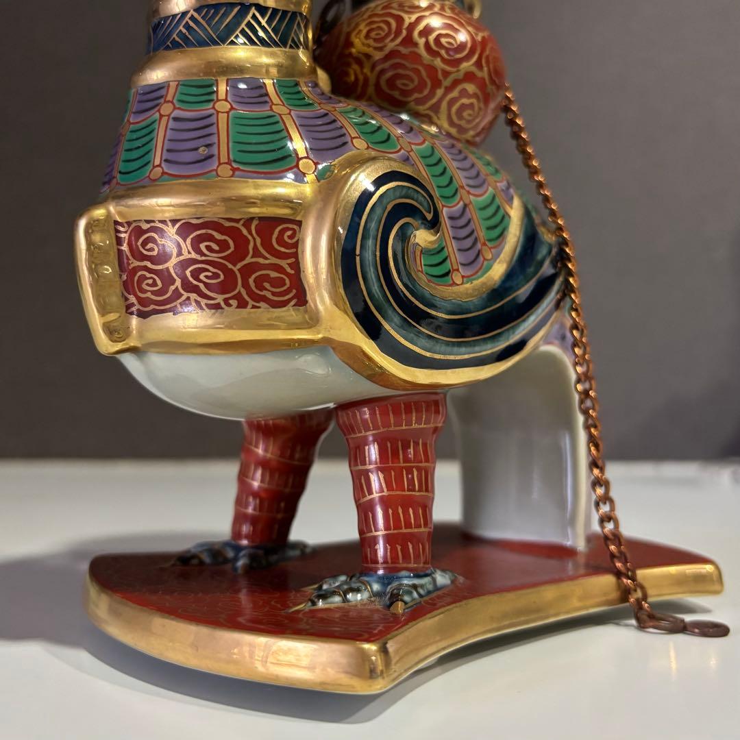 波佐見焼 林九郎窯 古伊万里様式 置物 伊万里焼 有田焼 希少 ヴィンテージ