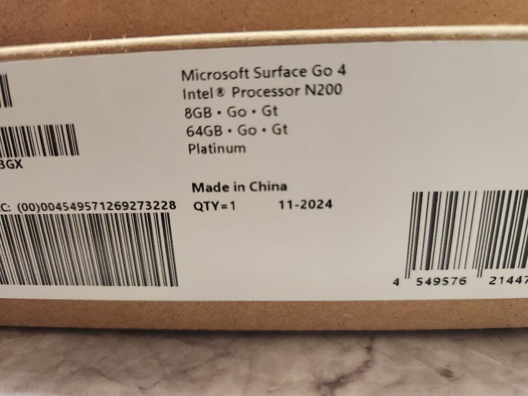 交渉可★Microsoft Surface go4 本体 充電器付き