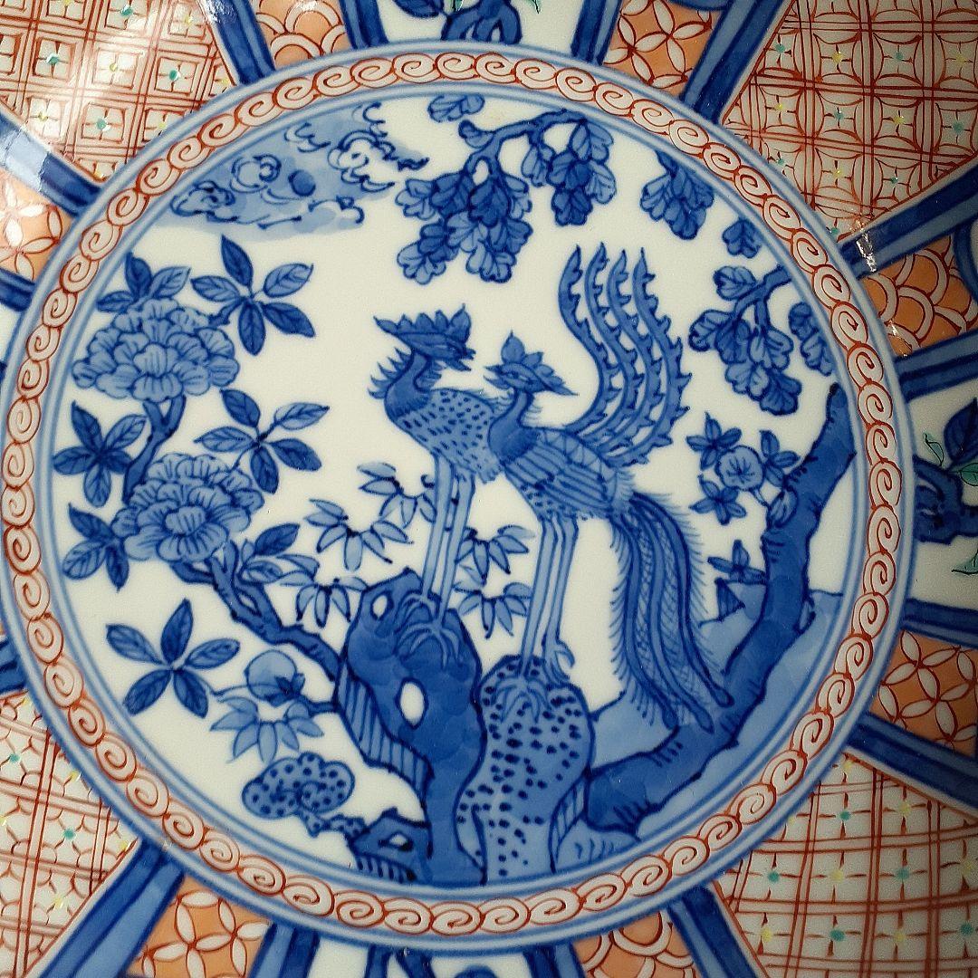 京焼　清水焼　昭阿弥　高野昭阿弥　色絵　芙蓉手　鉢