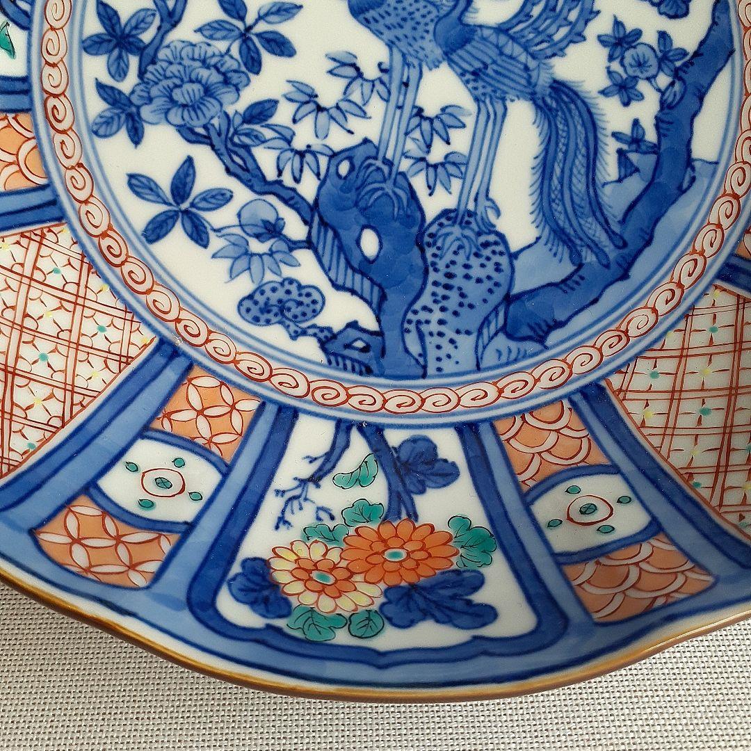 京焼　清水焼　昭阿弥　高野昭阿弥　色絵　芙蓉手　鉢