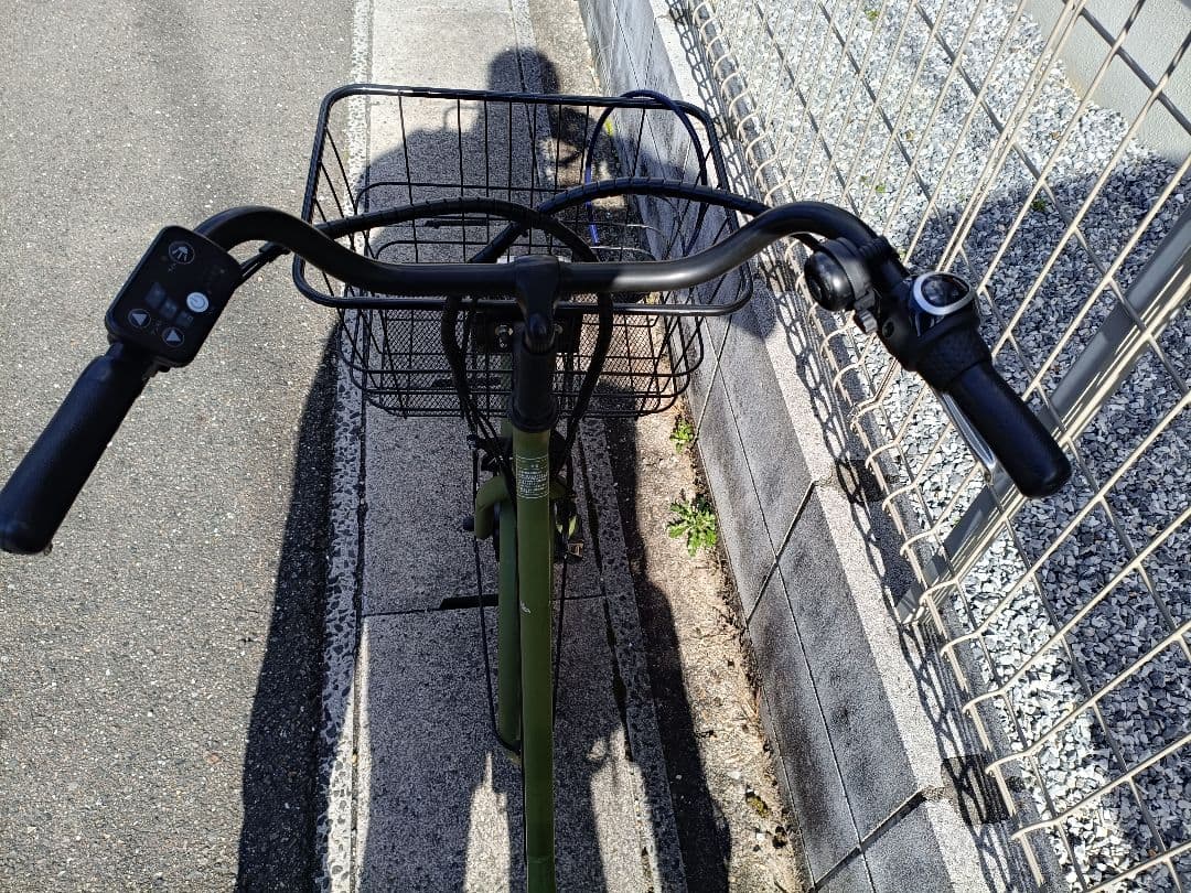 【愛知県一宮市での引取限定】電動アシスト自転車　後ろ乗せチャイルドシート付