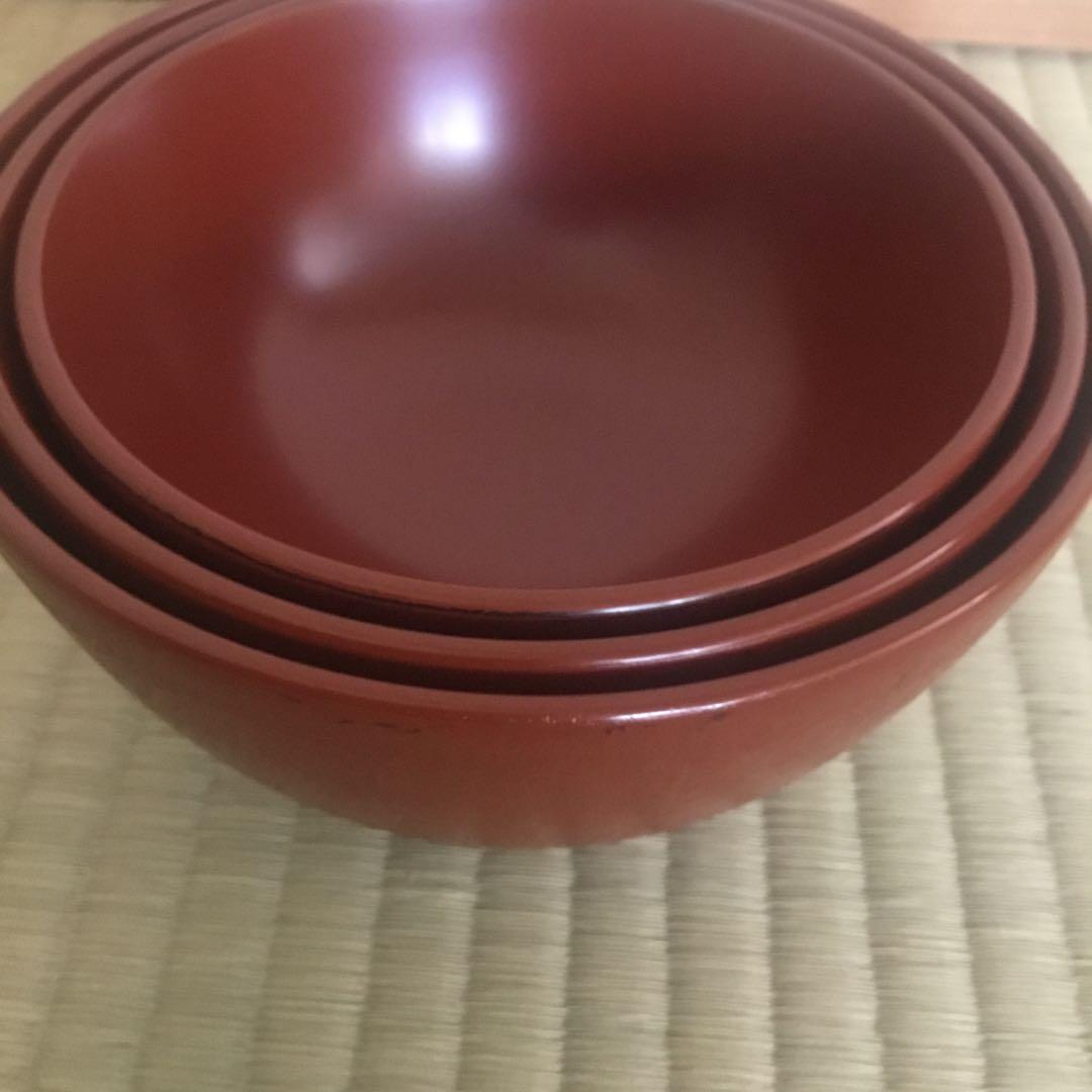 赤木明登さん　三つ鉢　赤