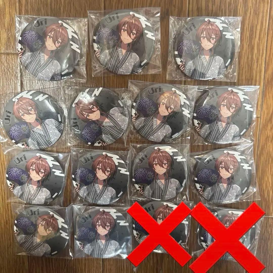 お値下げ中‼️‼️カラフルピーチ うり 極楽湯 缶バッジ　缶バ　たくさん 13個