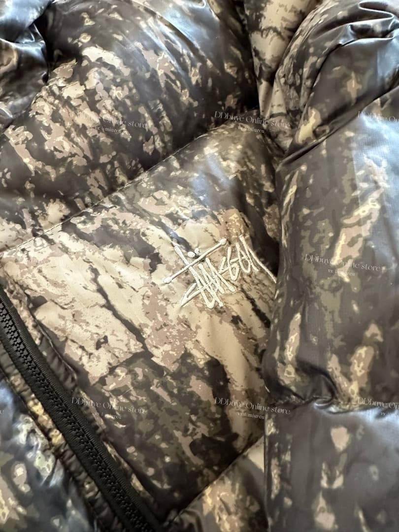 STUSSY Micro Rip Down パーカー ダウンジャケット S