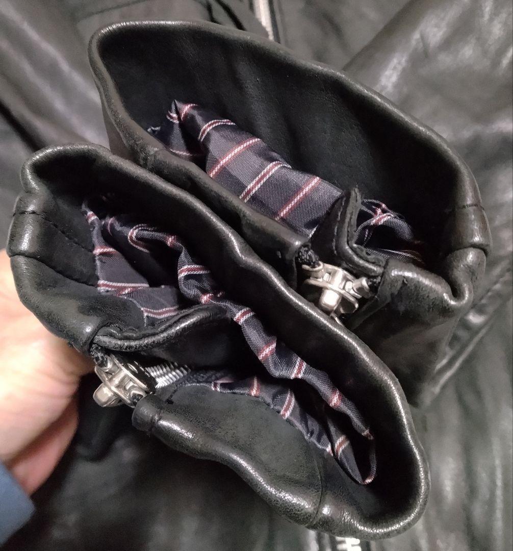 【牛革】schott classic パデッド シングルライダース（M）