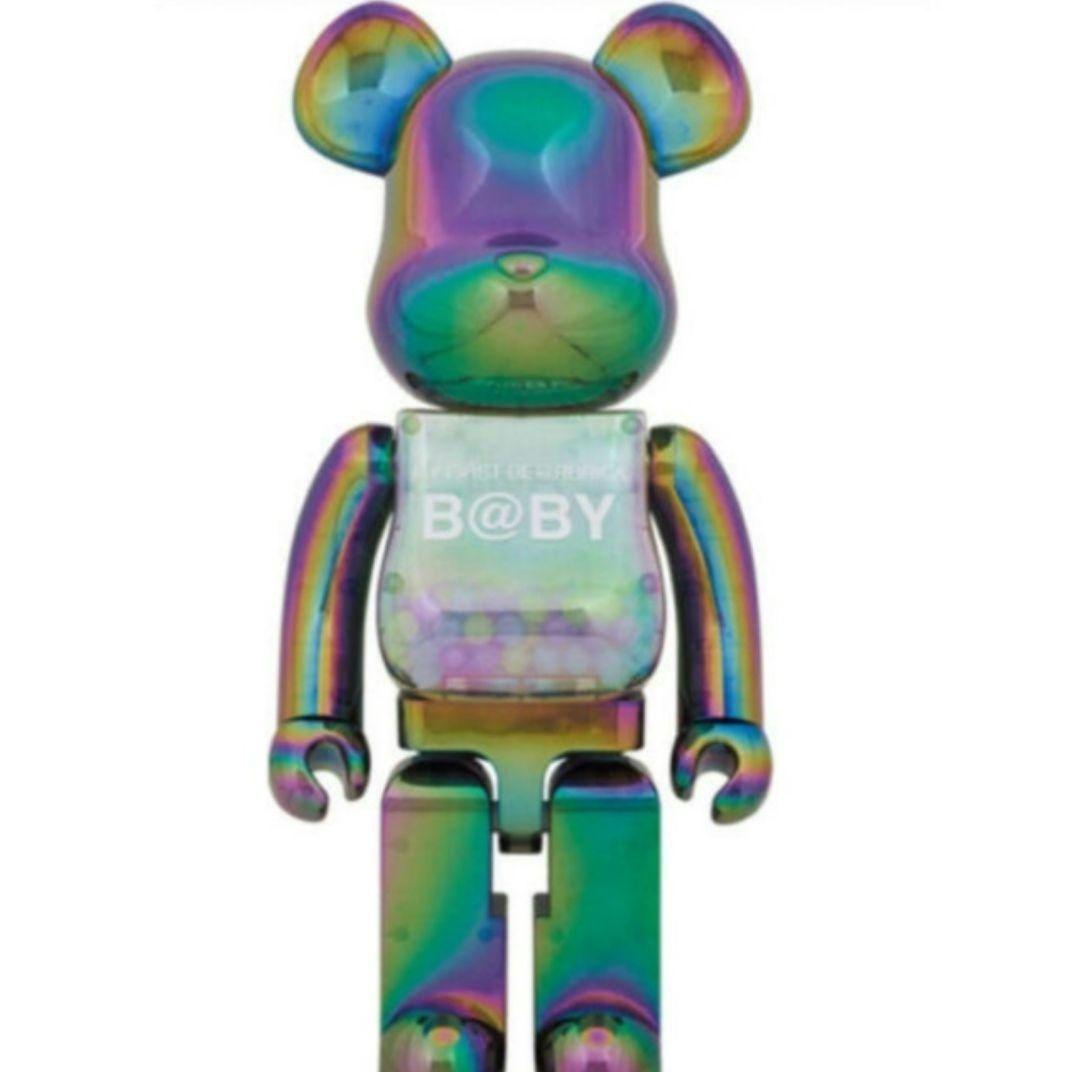 その他 MY FIRST BE@RBRICK B@BY CLEAR BLACK 1000