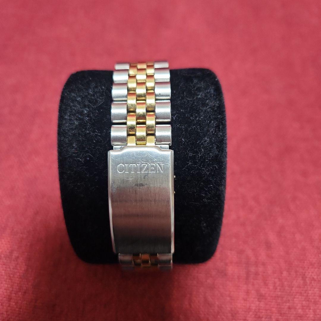 ビンテージCITIZENクリスタルセブン フルーテッドベゼル デイデイト コンビ