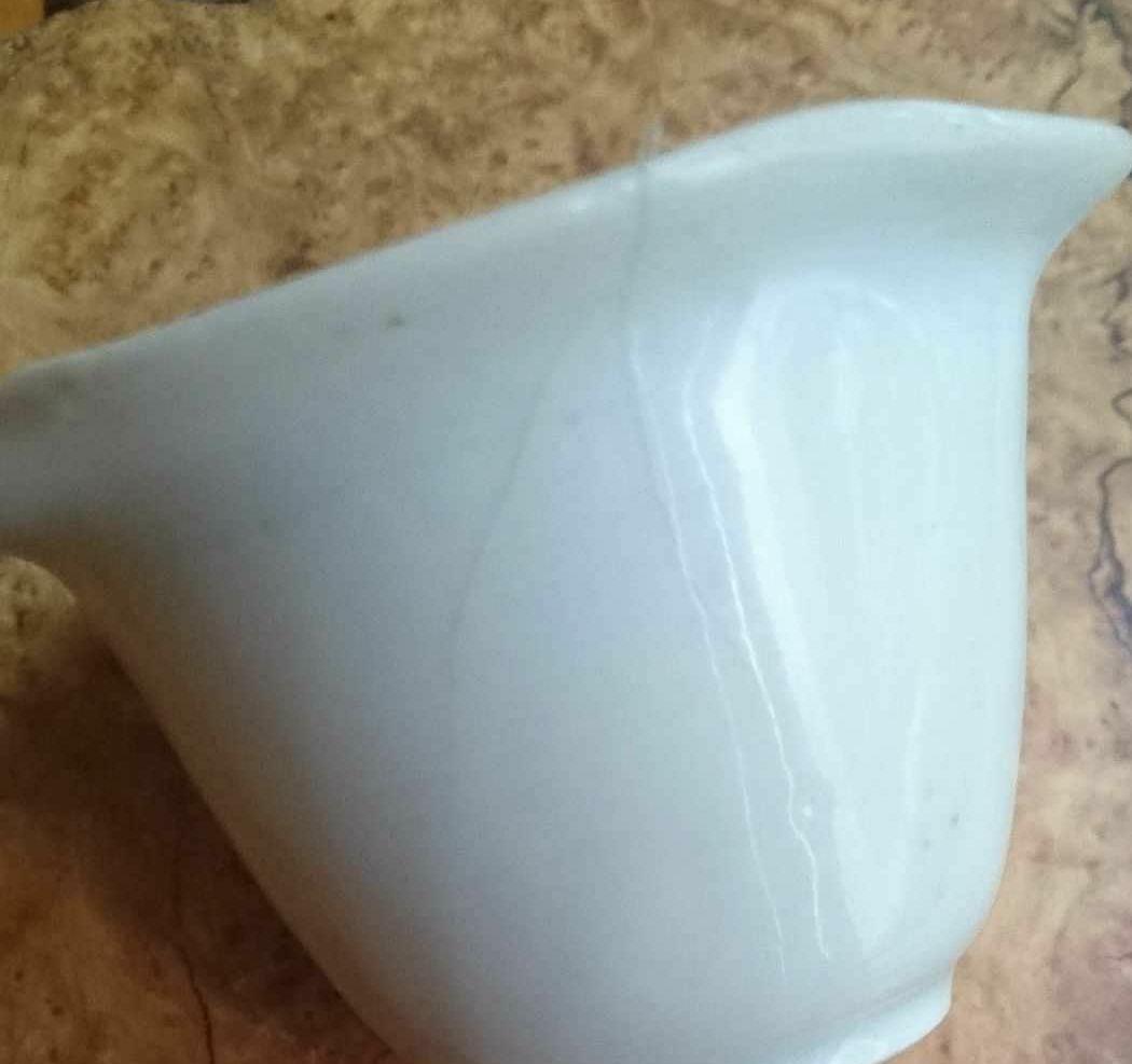 【古伊万理】白磁 輪花猪口