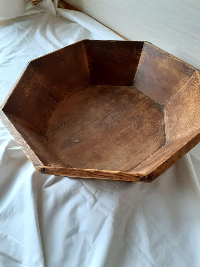 韓国　アンティーク　八角木盤