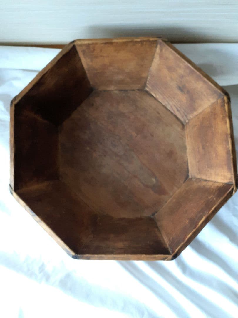 韓国　アンティーク　八角木盤