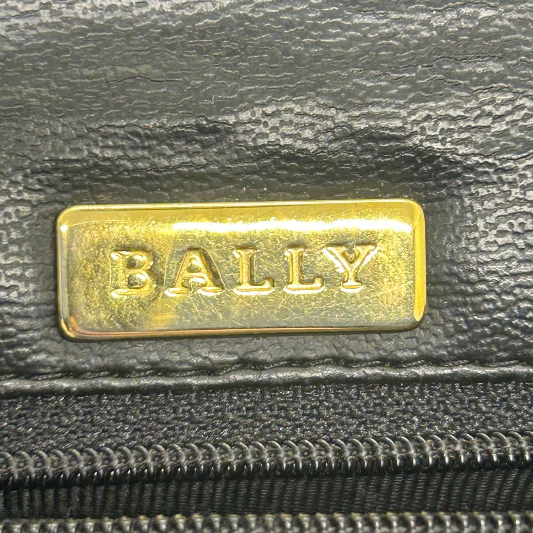 美品✨ Bally バリー レディース ショルダー バッグ レザー ブラック