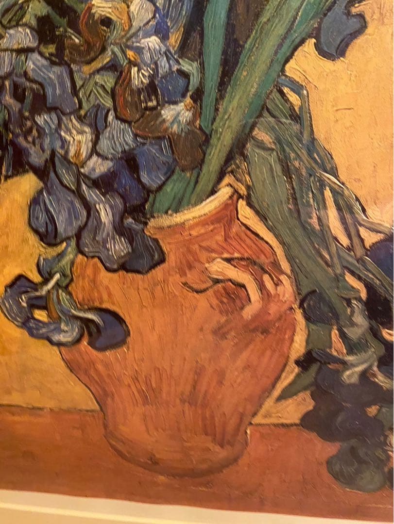 ゴッホ アイリス アート 額縁 インテリア