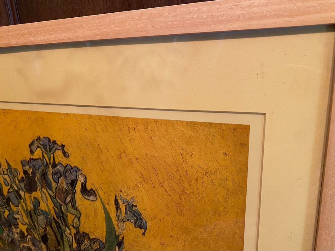 ゴッホ アイリス アート 額縁 インテリア