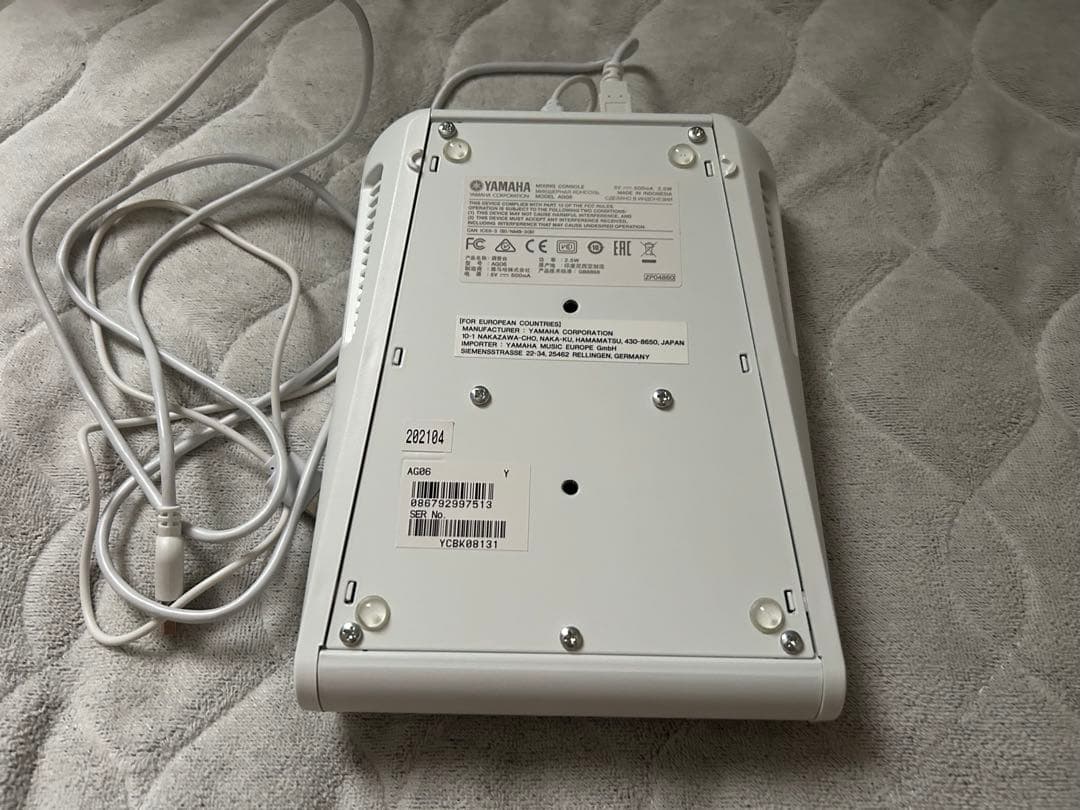 YAMAHA AG06 インターフェース